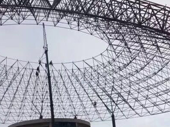 安国篮球馆球形网架厂家价格